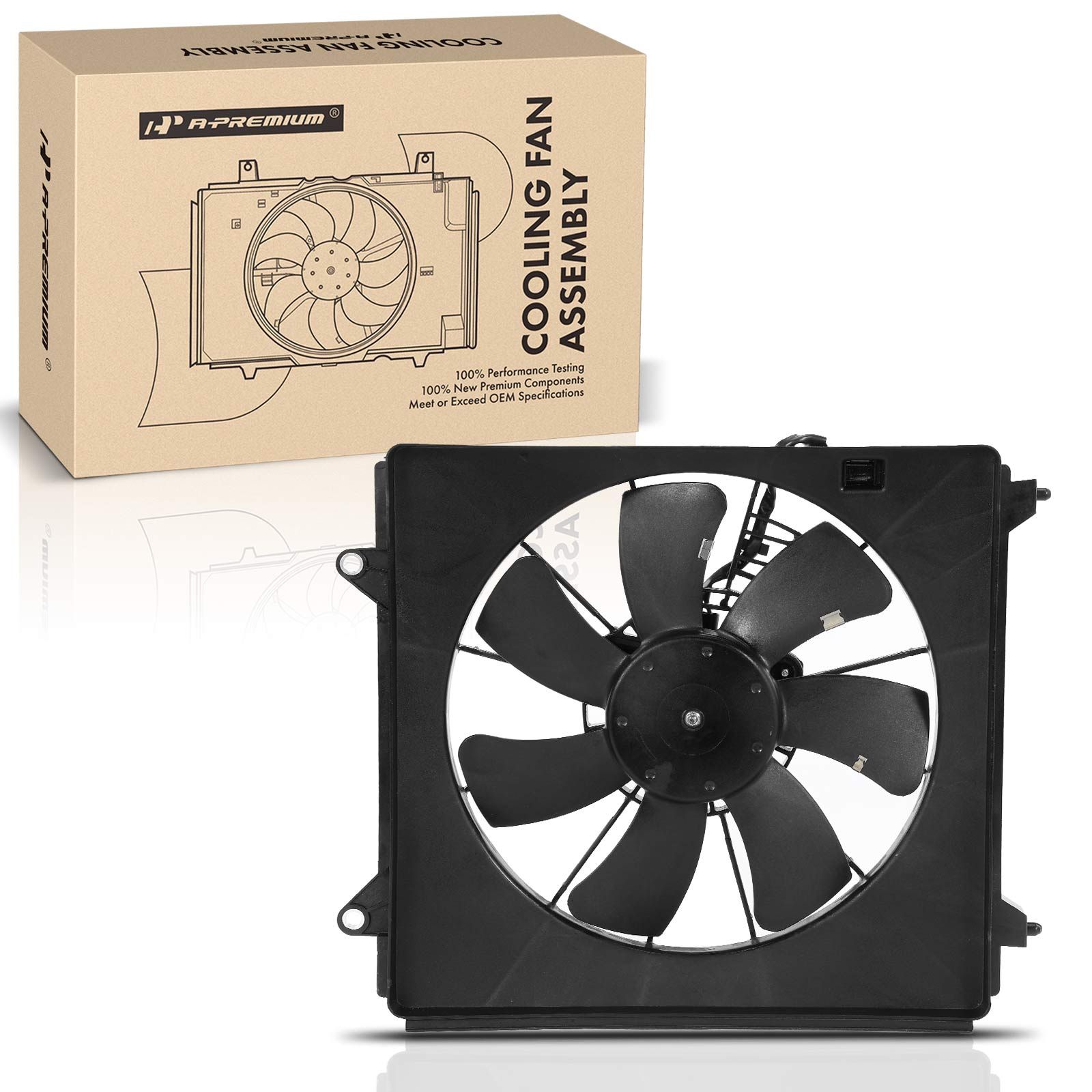 Engine Radiator Cooling Fan Assembly for 2011 Acura TSX