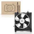 Left Engine Radiator Cooling Fan Assembly for Honda Fit 2015-2020 L4 1.5L