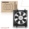 Right AC Condenser Cooling Fan Assembly with Shroud for 2016 Honda Fit