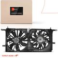 Dual Radiator Cooling Fan with Shroud Assembly for Buick Terraza Chevy Pontiac 05-06