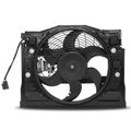 Right Radiator and Condenser Fan Assembly with Shroud for 2003 BMW 330i