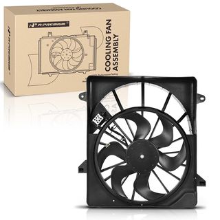 Engine Radiator Cooling Fan Assembly with Motor for Jeep Liberty 08-12 3.5L 3.7L