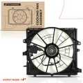 Single Radiator Fan Assembly with Control Module for 2013 Cadillac ATS