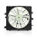 Single Radiator Fan Assembly with Control Module for 2013 Cadillac ATS