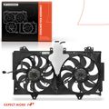 Dual Radiator Cooling Fan Assembly with Shroud for 2011 Mazda 6