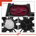 Single Radiator Fan with Brushless Motor Assembly for Cadillac CTS 14-19