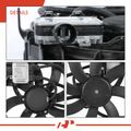 Engine Radiator Cooling Fan Assembly with Towing for Ford Edge 07-14 Lincoln MKX