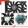 Dual Radiator Cooling Fan Assembly with Shroud for 2017 Mazda 3 Sport