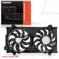 Dual Radiator Cooling Fan Assembly with Shroud for 2017 Mazda 3 Sport