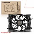 Single Radiator Cooling Fan Assembly with Brushless Motor & Shroud for 2018 Cadillac CT6