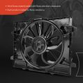 Single Radiator Cooling Fan Assembly with Brushless Motor & Shroud for 2018 Cadillac CT6