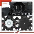 Radiator Cooling Fan Assembly with Shroud for 2014 Cadillac CTS