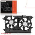 Dual Radiator & Condenser Fan Assembly with Shroud for 2015 Chevrolet Volt