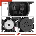 Radiator Cooling Fan Assembly with Shroud for 2017 Mini Cooper Countryman