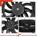 Dual Radiator & Condenser Fan Assembly with Brushless for 2016 Audi S4