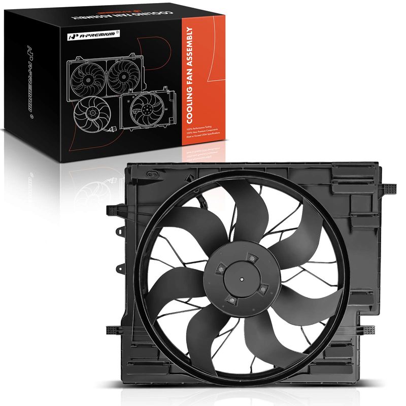 Radiator Cooling Fan Assembly with Brushless Motor & Shroud for 2021 Volvo XC90