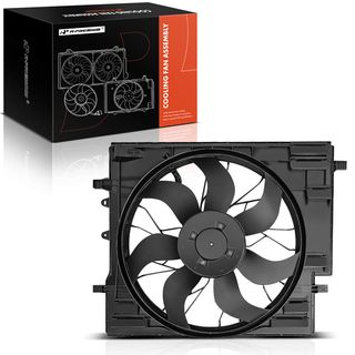 Radiator Cooling Fan Assembly with Brushless Motor & Shroud for Volvo XC90 16-21