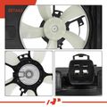 Radiator Cooling Fan Assembly with Shroud for 2015 Mitsubishi Mirage