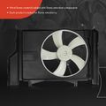 Radiator Cooling Fan Assembly with Shroud for 2015 Mitsubishi Mirage