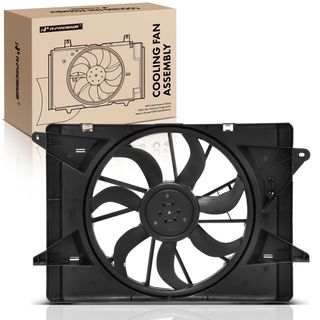 Single Radiator Cooling Fan Assembly with Brushless Motor for Chrysler Pacifica