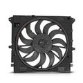 Single Radiator Cooling Fan Assembly with Shroud for 2019 Chevrolet Colorado