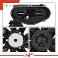 Radiator & Condenser Fan Assembly with Shroud for 2014 BMW 650i Gran Coupe