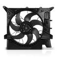 Single Engine Radiator Cooling Fan Assembly with Brushless Motor for 2009 Volvo XC90