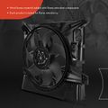 Single Engine Radiator Cooling Fan Assembly with Brushless Motor for 2009 Volvo XC90