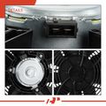 Dual Radiator Cooling Fan with Shroud Assembly for 2016 Mercedes-Benz Sprinter 3500