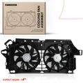 Dual Radiator Cooling Fan with Shroud Assembly for 2016 Mercedes-Benz Sprinter 3500