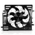 Single Radiator Cooling Fan Assembly with Brushless Motor for Volvo S90 2017 XC90 17-21