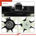 Single Engine Radiator Cooling Fan Assembly with 4-Blade for 2015 Mitsubishi Mirage