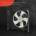 Single Engine Radiator Cooling Fan Assembly with 4-Blade for 2015 Mitsubishi Mirage