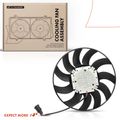 Left Engine Radiator Cooling Fan Assembly with Brushless Motor for 2013 Audi S8