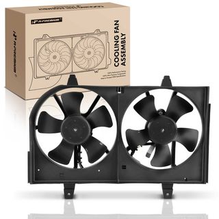 Dual Radiator Cooling Fan Assembly for Nissan Maxima INFINITI I30 2000-2001 3.0L