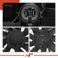 Single Radiator Cooling Fan Assembly with Shroud for 2019 Ram 1500