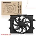 Single Radiator Cooling Fan Assembly with Shroud for 2019 Ram 1500