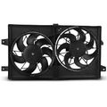 Dual Radiator Cooling Fan Assembly with Shroud for 2006 Chrysler Sebring