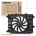 Single Engine Radiator Cooling Fan Assembly with Brushless Motor for 2023 Ram 1500 Classic