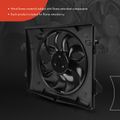 Single Engine Radiator Cooling Fan Assembly with Brushless Motor for 2023 Ram 1500 Classic