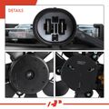 Dual Radiator Cooling Fan Assembly for 2005 Ford Five Hundred