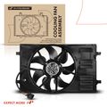 Single Radiator Cooling Fan Assembly with Brushless Motor for 2019 Volkswagen Golf