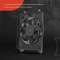 Right AC Condenser Cooling Fan Assembly with Shroud for 2020 Honda HR-V