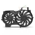 Dual Engine Radiator Cooling Fan with Shroud Assembly for Audi A6 2006-2011 V6 3.2L