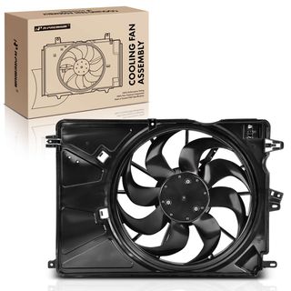 Single Engine Radiator Cooling Fan Assembly with Shroud for Fiat 500X Jeep BU