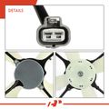 Single AC Condenser Cooling Fan Assembly for 2003 Mitsubishi Lancer