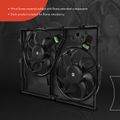 Dual Radiator Cooling Fan Assembly for 2014 Ram ProMaster 1500