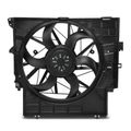 Single Engine Radiator Cooling Fan with Shroud Assembly for BMW X3 2013-2017 X4 2015-2018