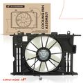 Single Radiator Cooling Fan Assembly with Shroud for 2009 Toyota Matrix