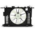 Single Radiator Cooling Fan Assembly with Shroud for 2009 Toyota Matrix